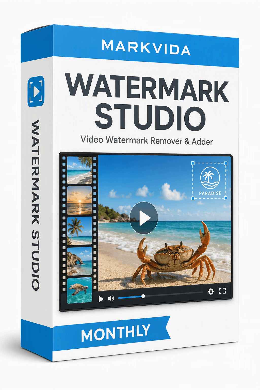 Markvida Watermark Studio monthly license box